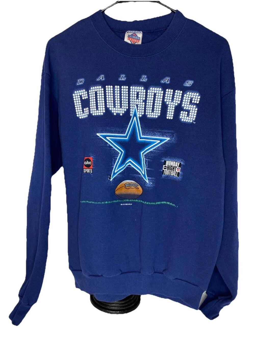 Vintage Dallas Cowboys Sweatshirt Men’s Large Monday Night Football Made USA